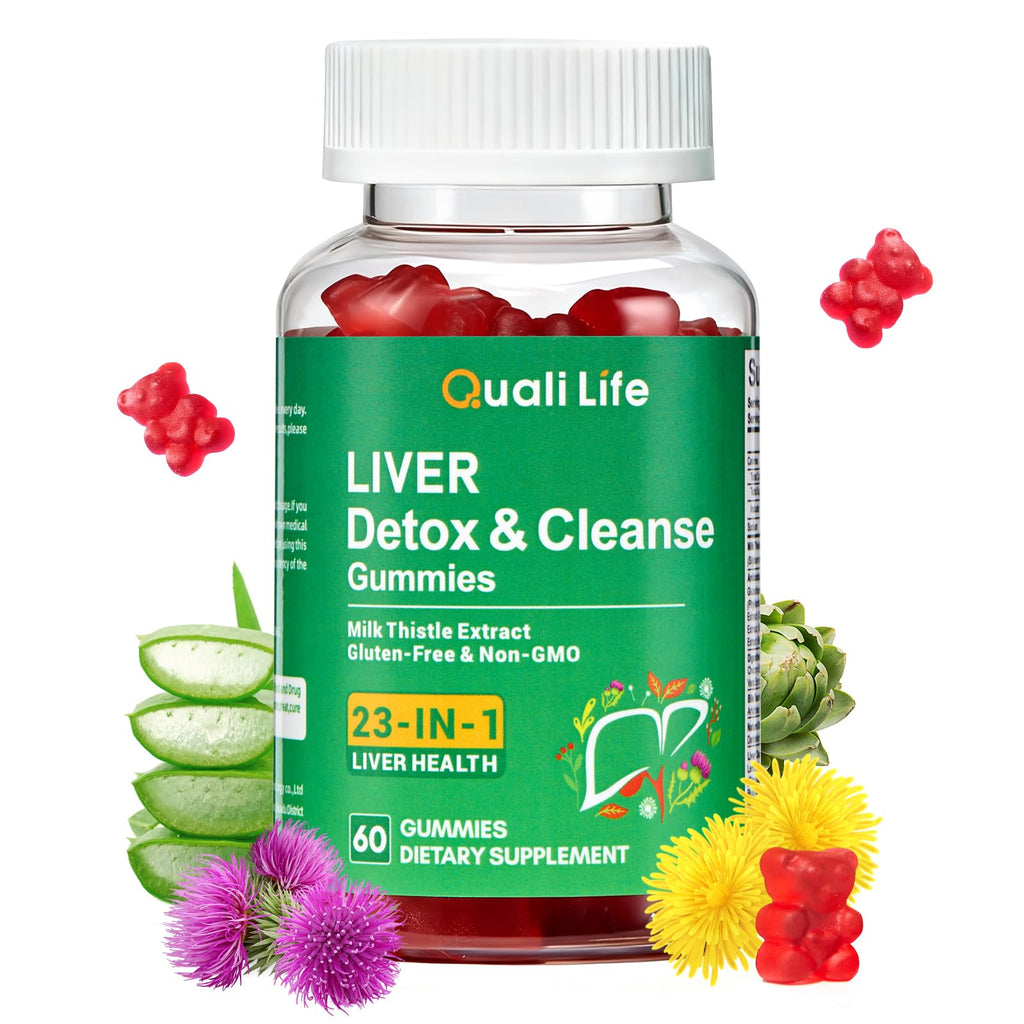 Liver Detox Gummies – 2000mg Milk Thistle, Turmeric & Artichoke | 60 Gummies