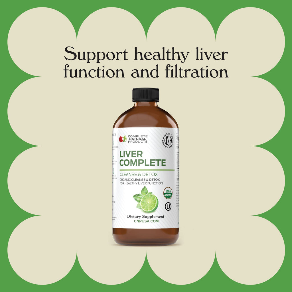 Complete Natural Products Liver Complete 12oz – Organic Liquid Liver Support & Detox