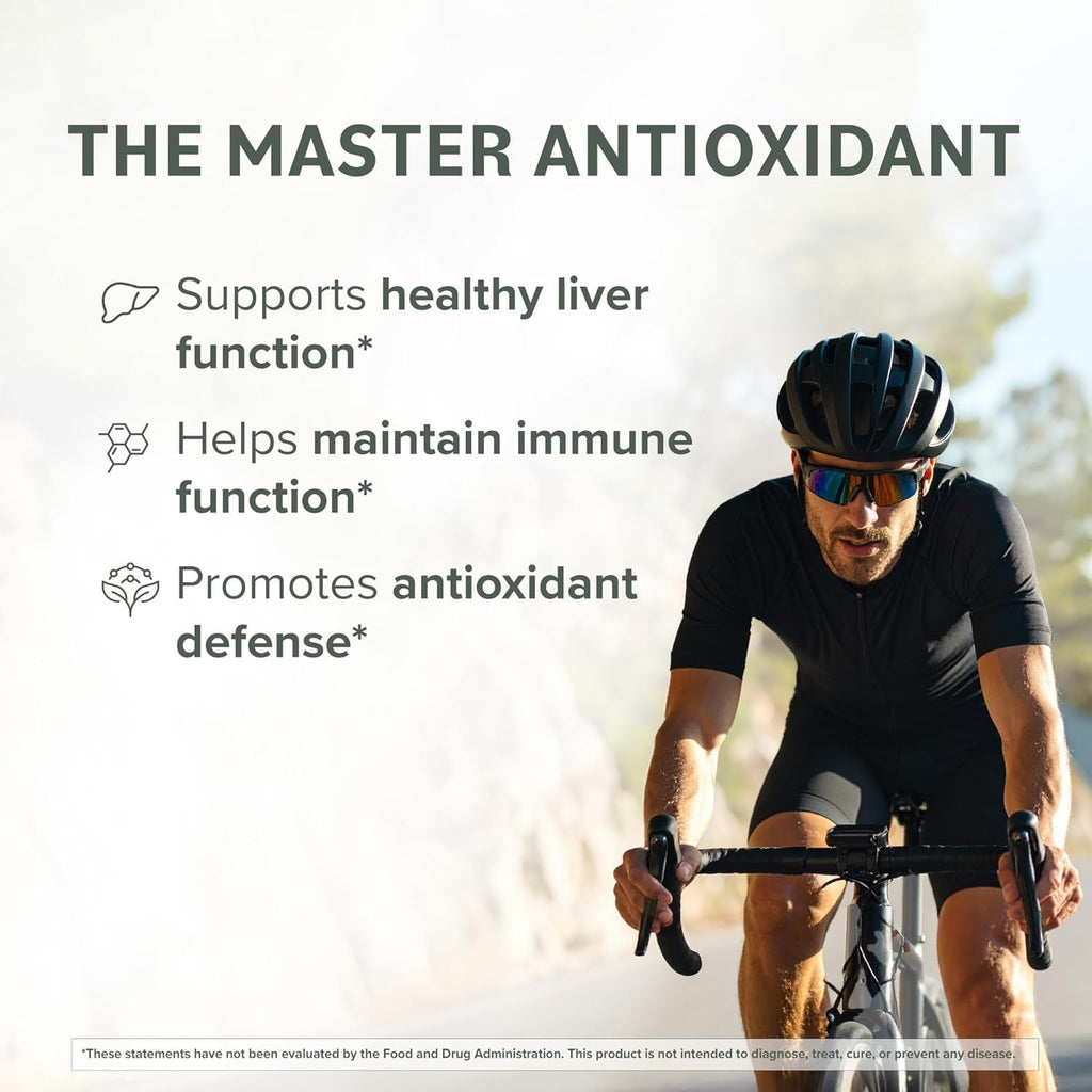 S-Acetyl L-Glutathione Supplement - Vegan Liver Detox & Antioxidant Support | Prominent Nutrition (1 Pack)