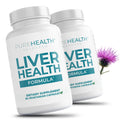 PureHealth Research Liver Health Detox & Cleanse — Fatty Liver Support with Artichoke, Milk Thistle & Dandelion, 2 Bottles