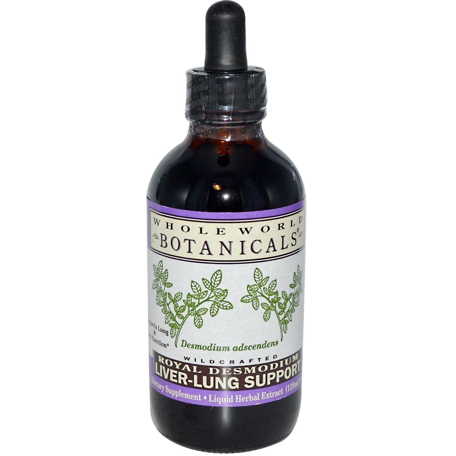 Whole World Botanicals Liver Lung Support Royal Desmodium - 4 oz