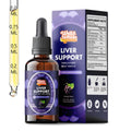 Liver Support Liquid Drops – TUDCA Detox, Milk Thistle, NAC | Vegan & Non-GMO | 60ML