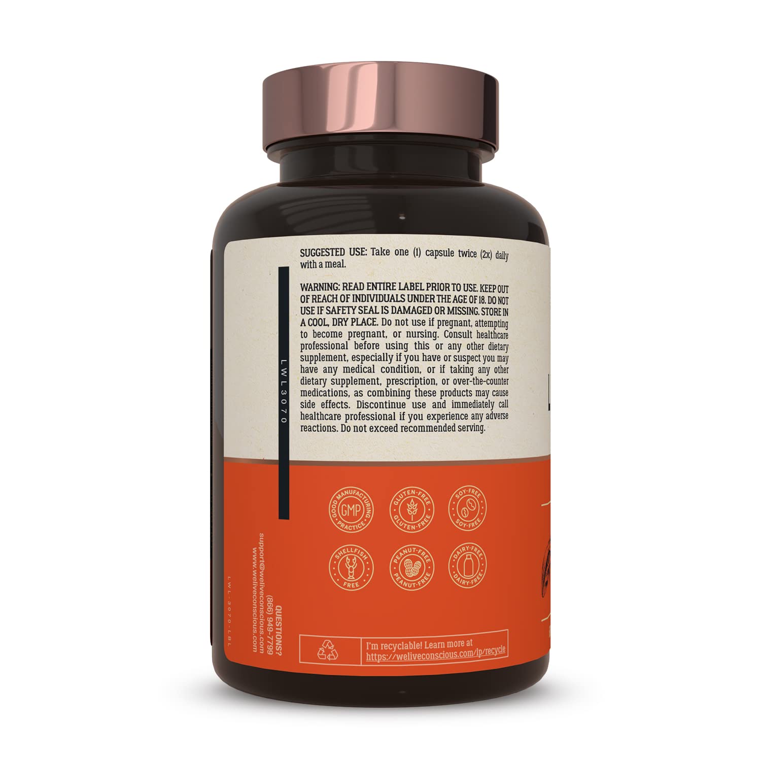LiverWell Liver Cleanse & Metabolic Support – Milk Thistle, NAC, ALA, Zinc (60 Caps) | Live Conscious