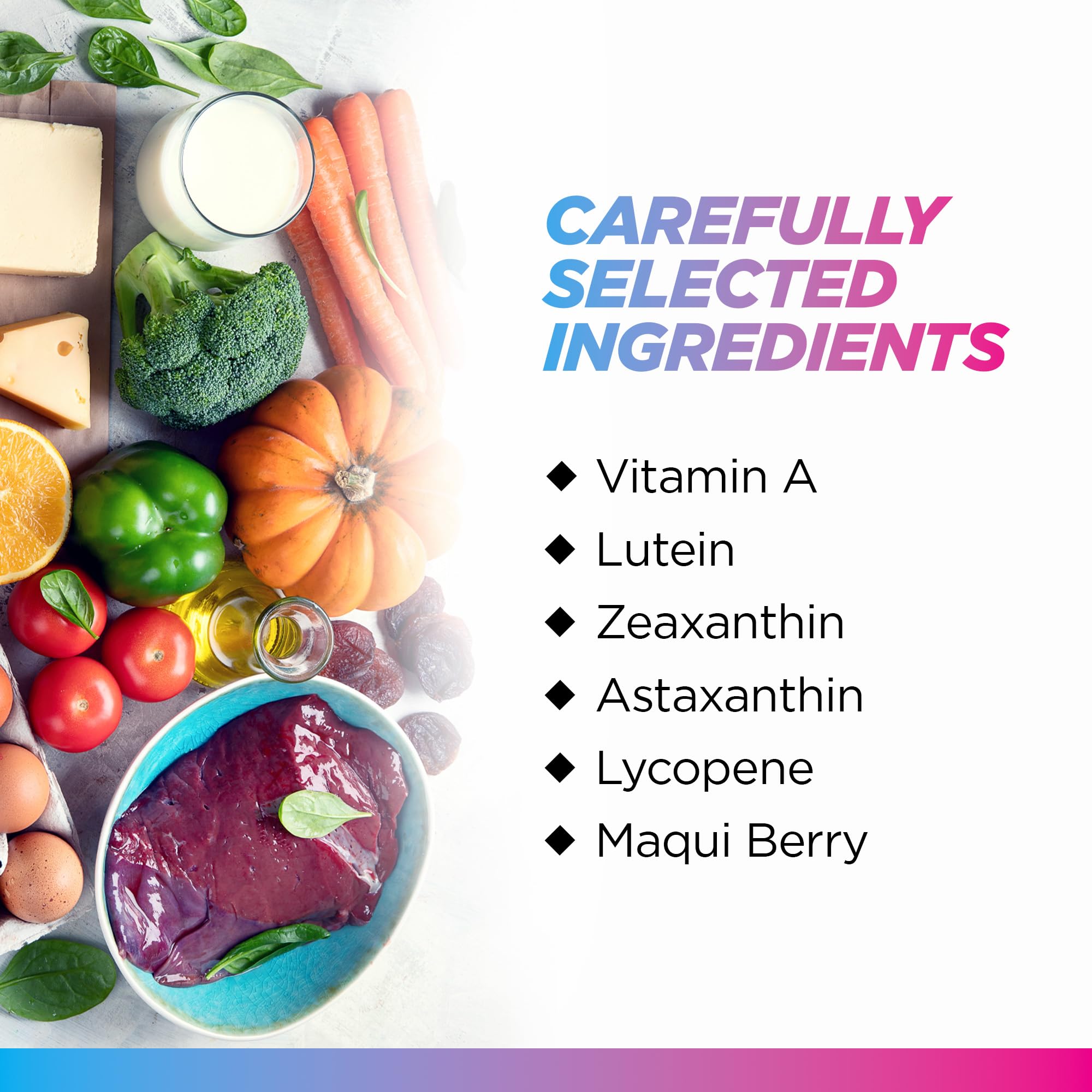 Livingood Daily Eye Support – 13-in-1 Vision Vitamin (Vegan, 60 Capsules)