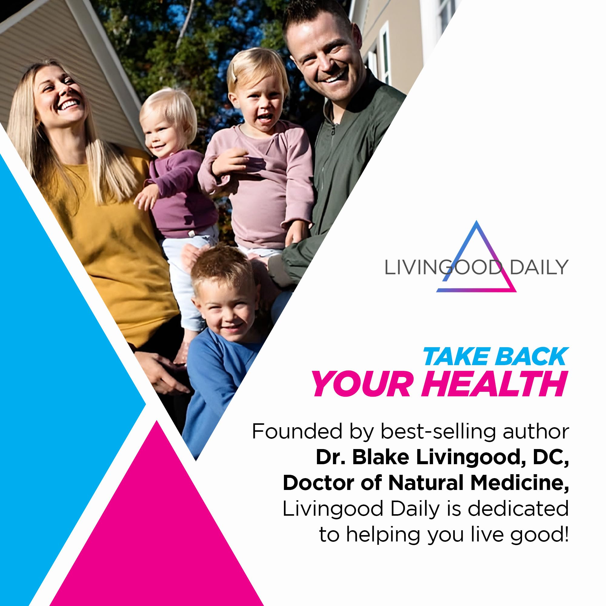Livingood Daily Pre Pro Post Biotics Blend Powder – 3-in-1 Digestive Support