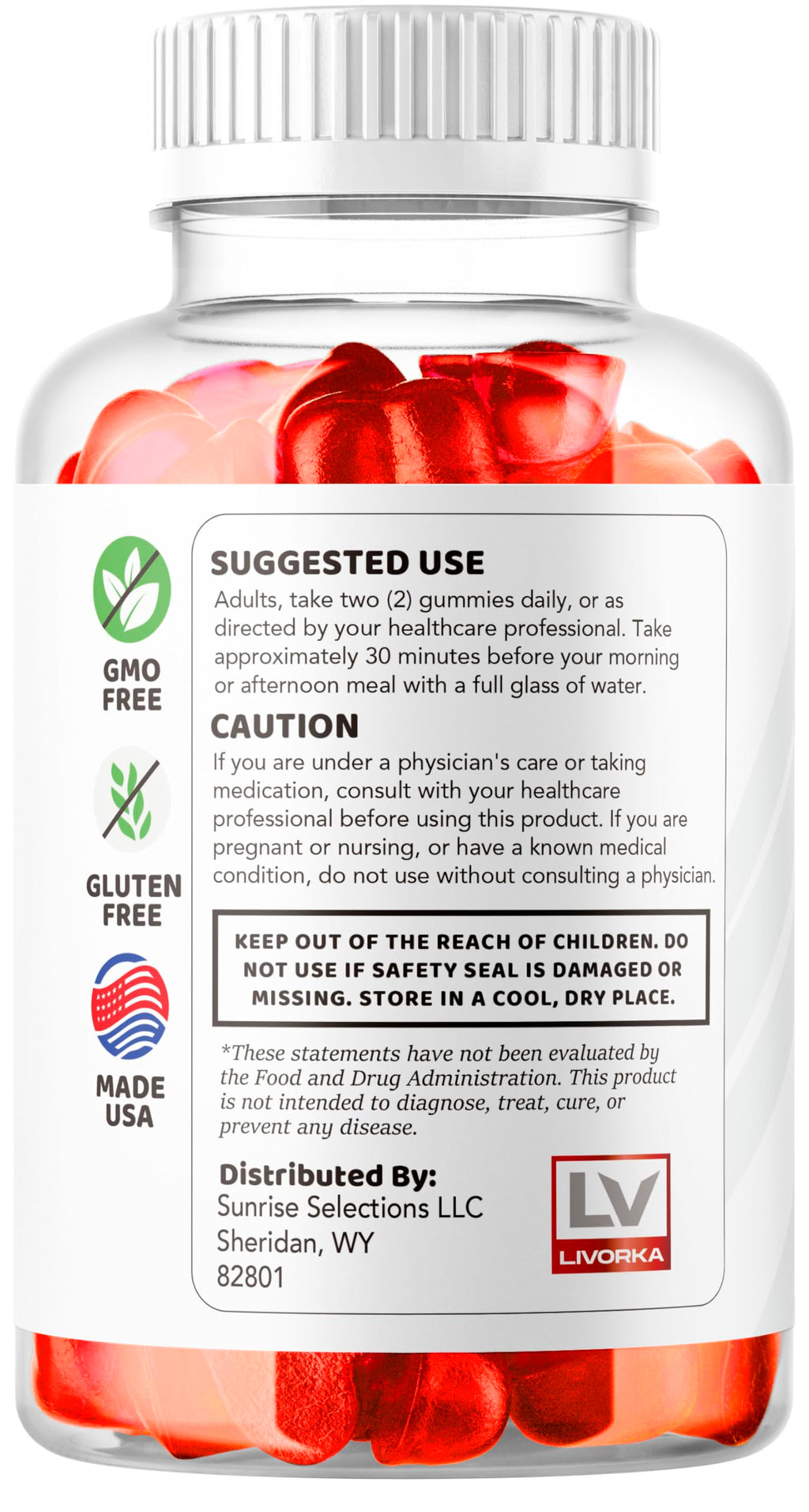 LIVORKA 3 Pack Ketosyn ACV Gummies – Keto Syn & Keto Plus ACV Gummies (180 Gummies)