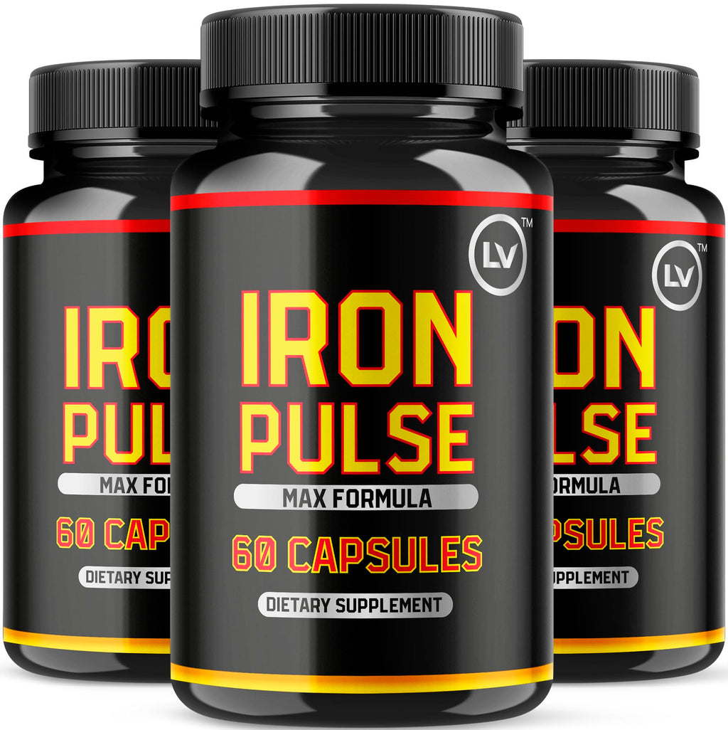 LIVORKA IronPulse Capsules (3 Pack) – IronPulse Max Formula, 180 Capsules