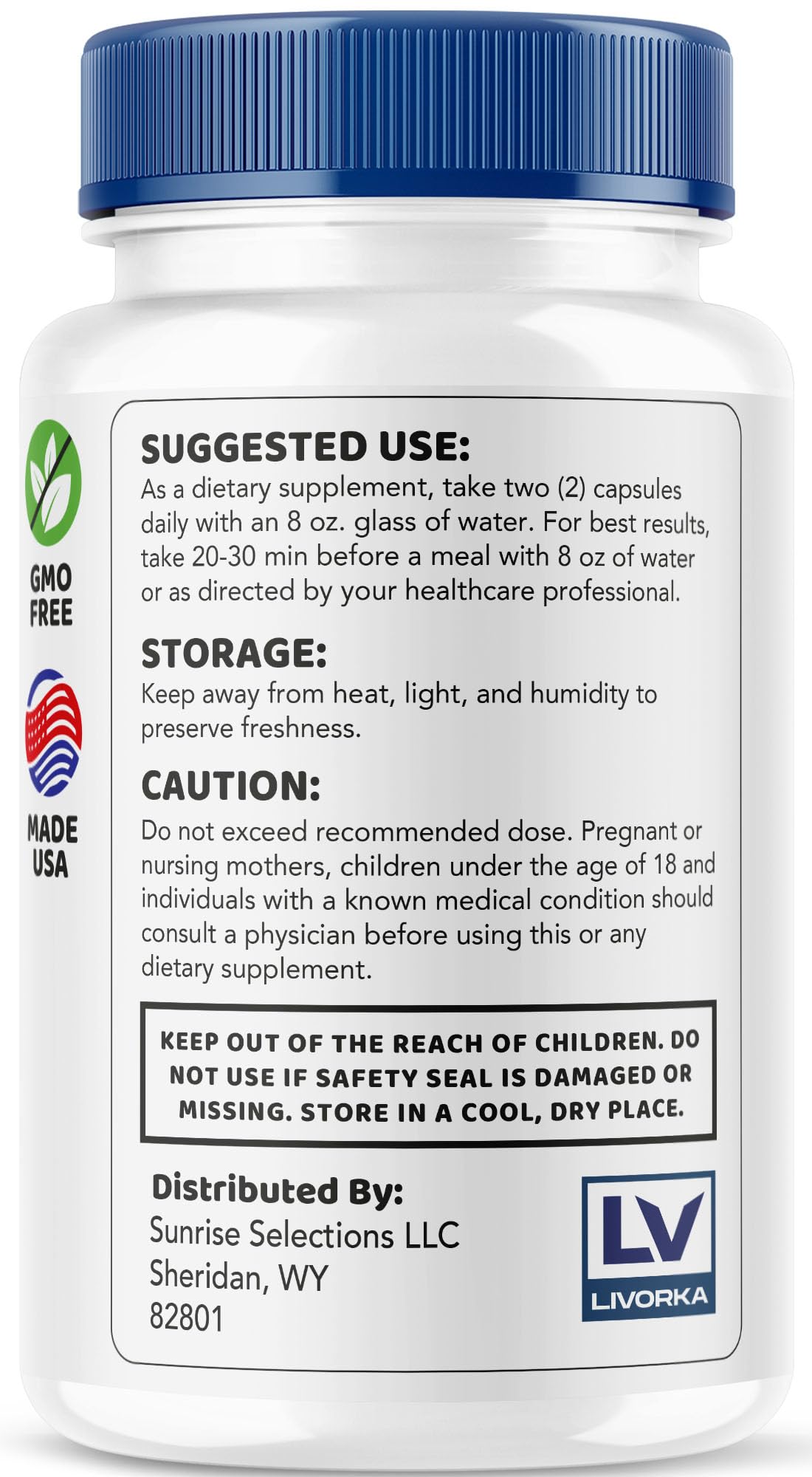 LIVORKA (3 Pack) Sciatisoothe – Sciatisoothe Supplement, 180 Capsules for 3 Months