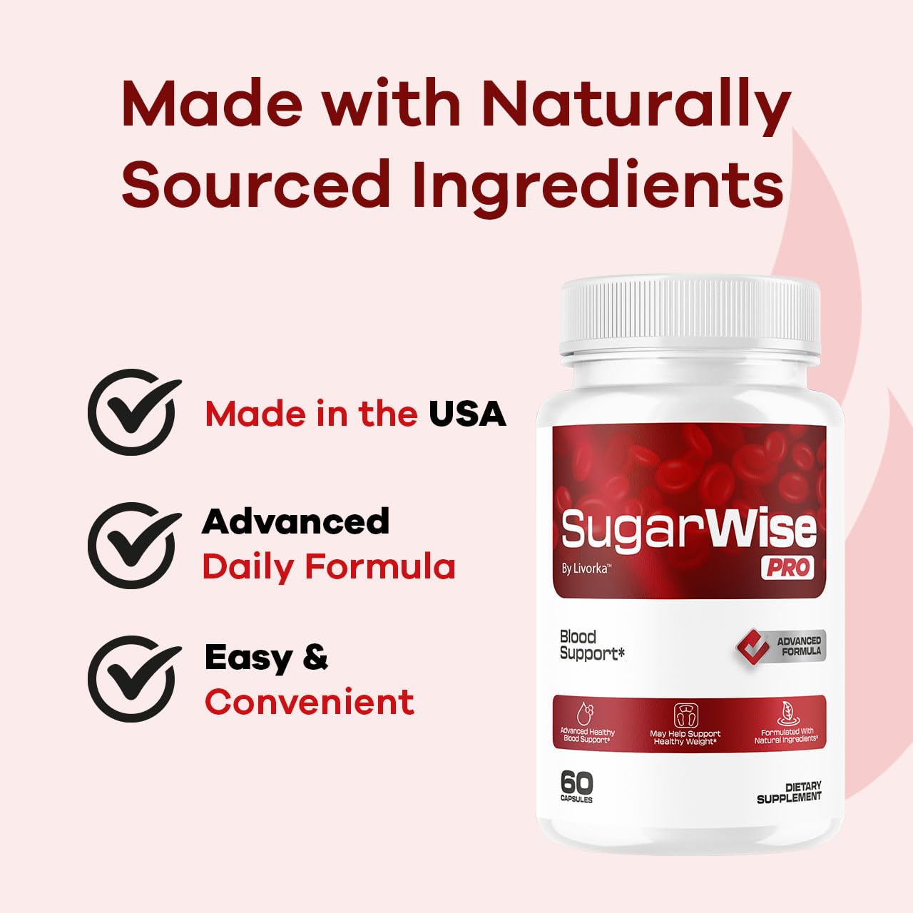 LIVORKA SugarWise Pro Capsules - 2 Pack | All-Natural Multivitamin Support