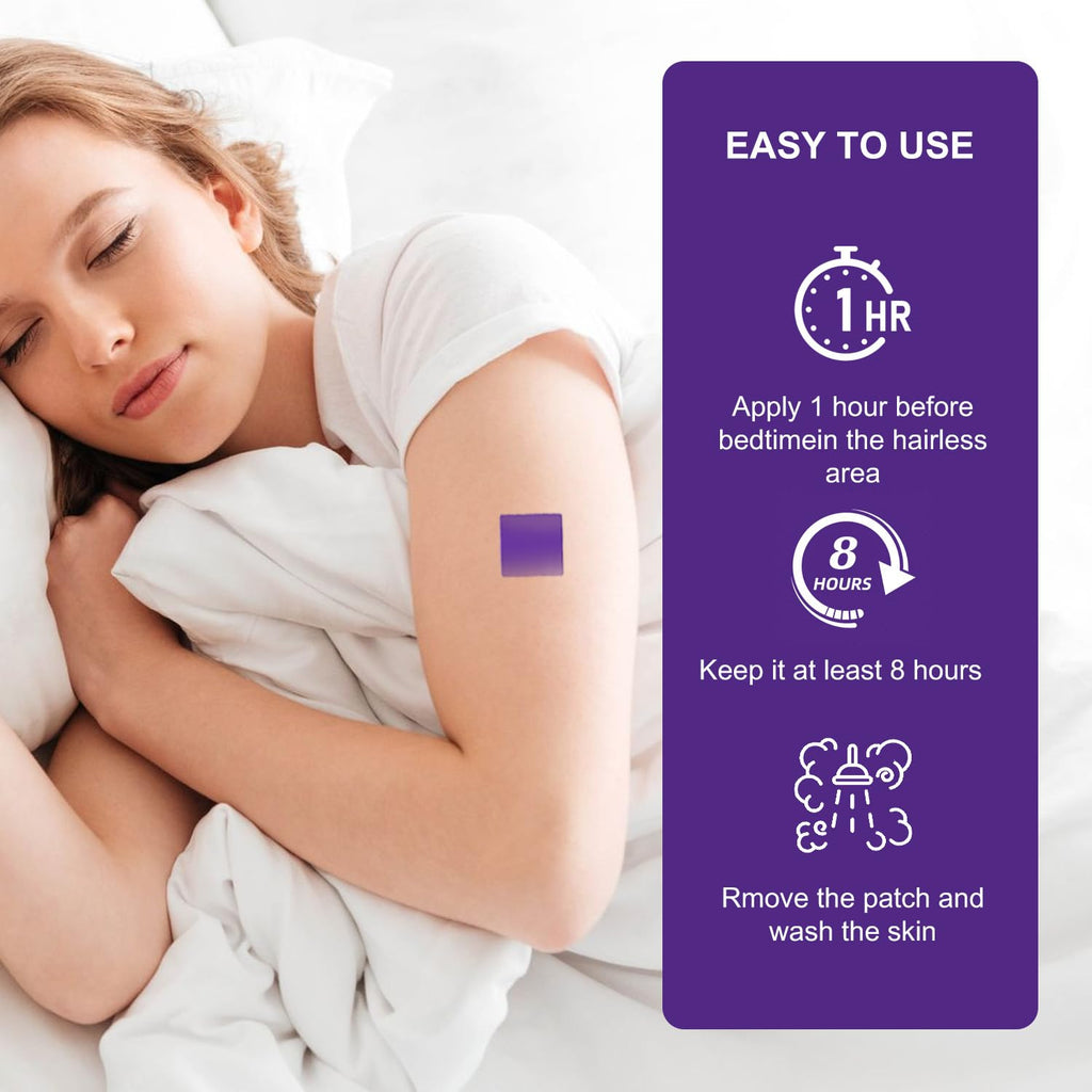 LKOIUEVA 60 Pcs Sleep Patches – Extra Strength Natural Sleep Aid for Adults