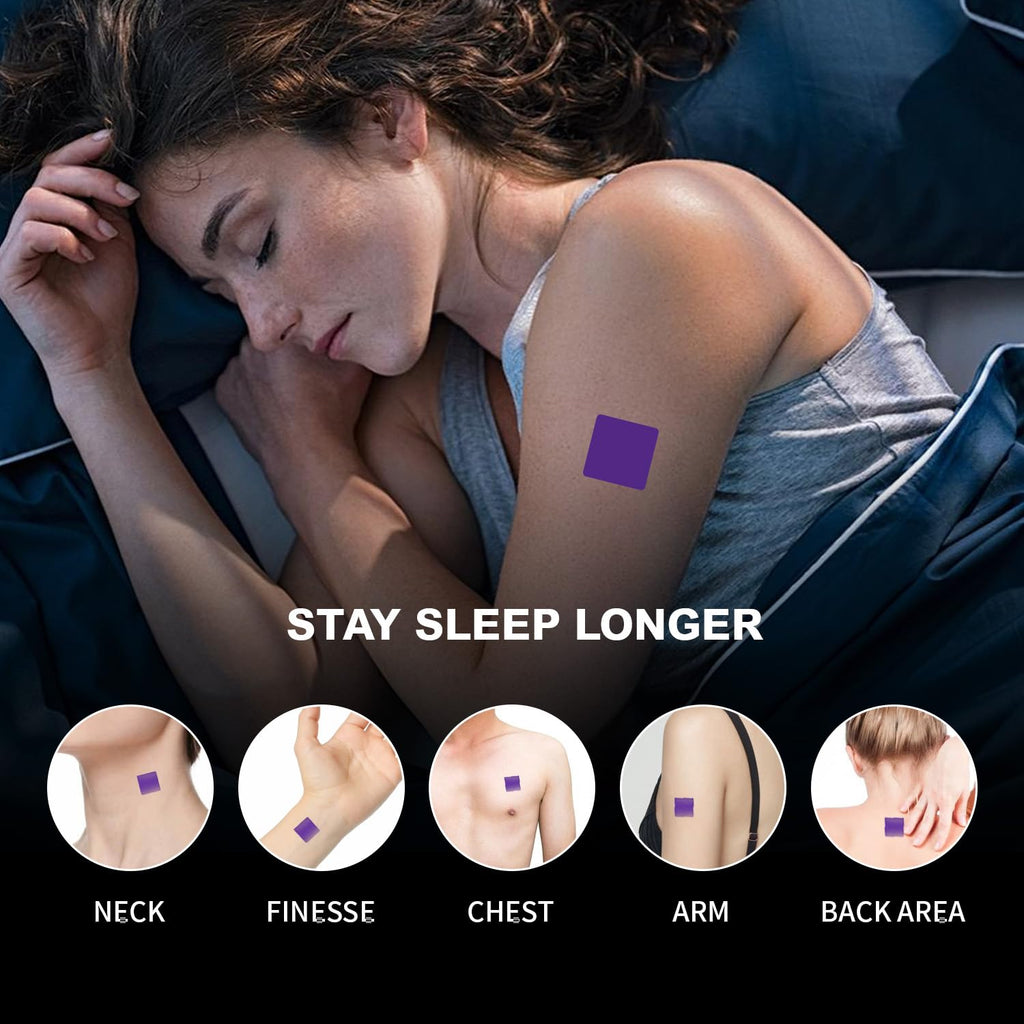 LKOIUEVA 60 Pcs Sleep Patches – Extra Strength Natural Sleep Aid for Adults