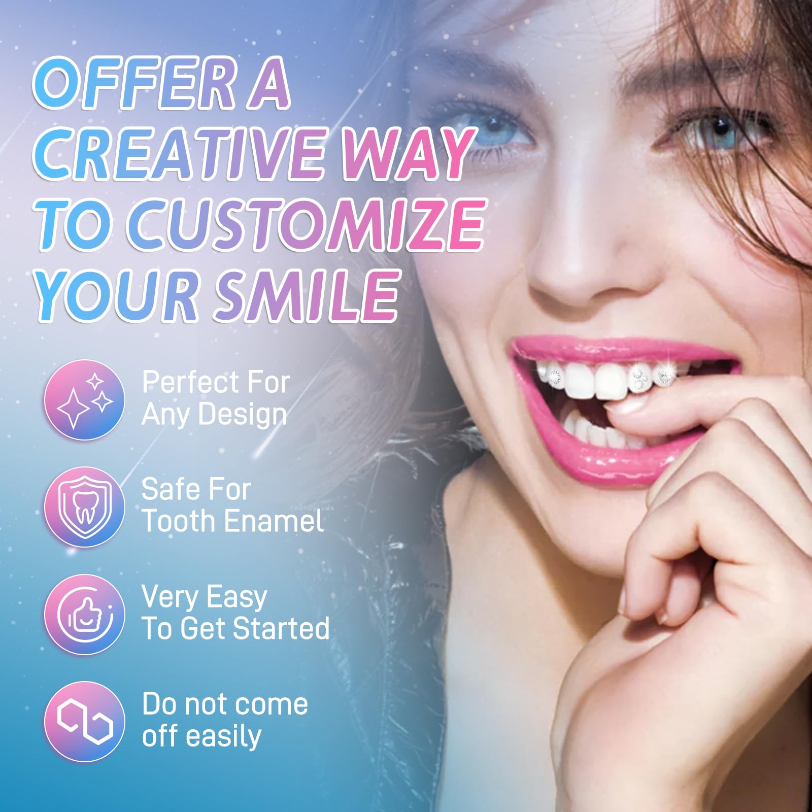 LMDGDS Tooth Gems Kit with Light – 2025 New for Men & Women