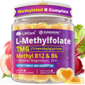 L-MethylFolate Gummies – 15mg/7.5mg + Methyl B12 | Methylated B Complex, Folate, B6, Magnesium | Sugar Free