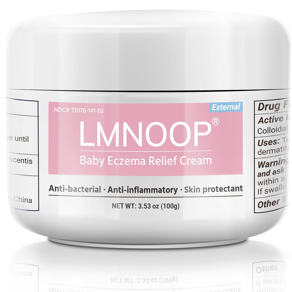 LMNOOP Baby Eczema Relief Cream | All-Natural Herbal Formula 3.53oz