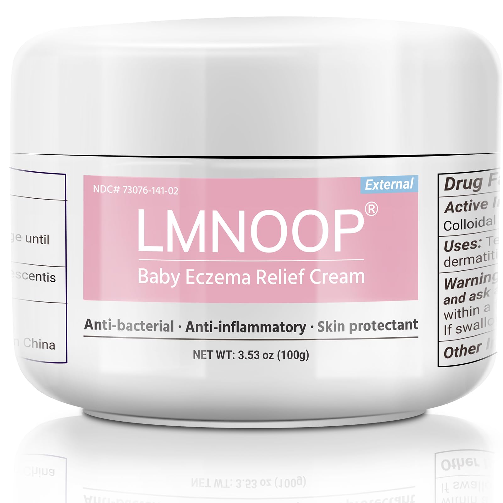 LMNOOP Baby Eczema Relief Cream | All-Natural Herbal Formula 3.53oz