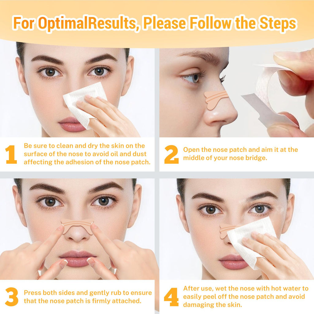 LMOHBJ 120Pcs Nasal Strips – Extra-Strength Snoring Relief & Nasal Congestion for Sleep