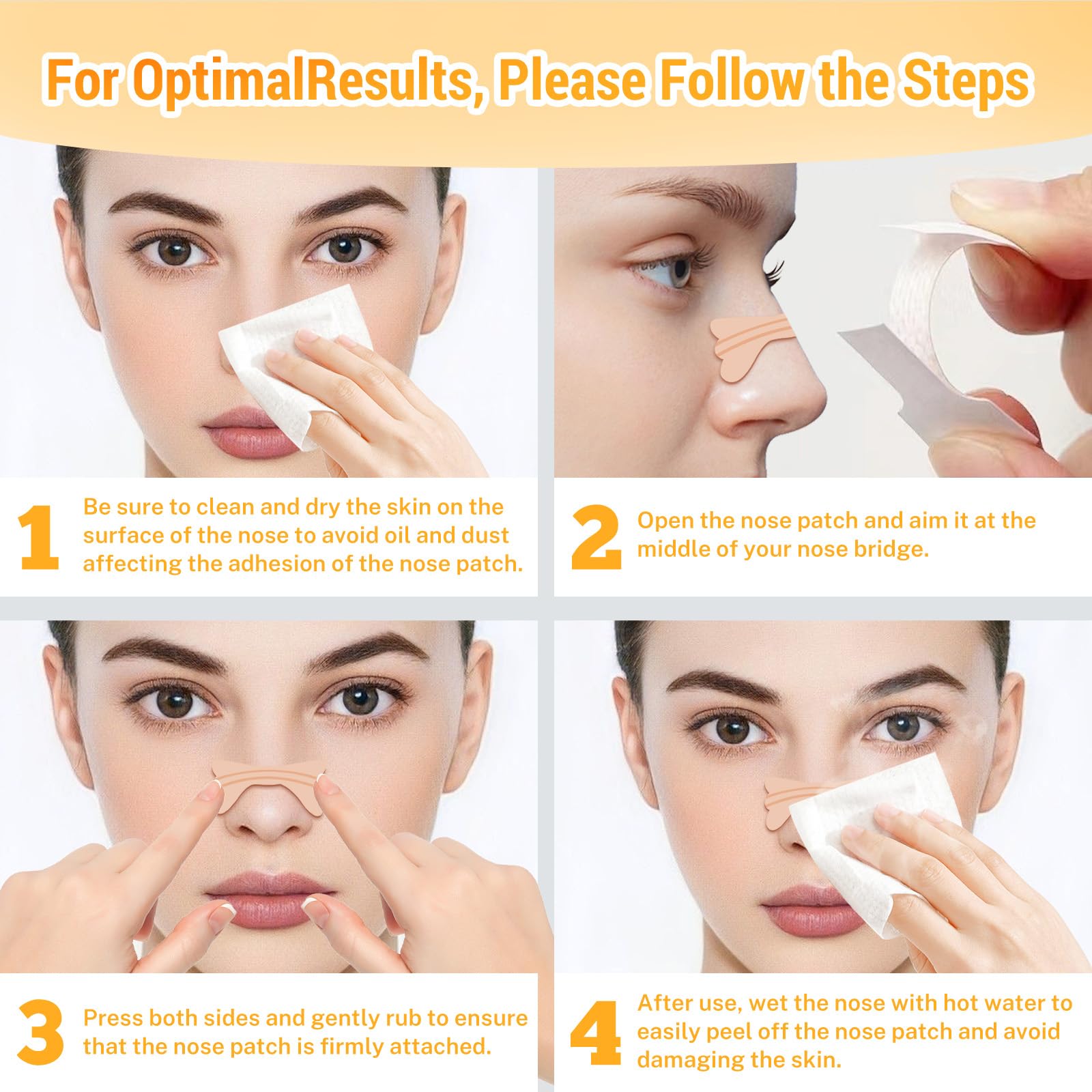 LMOHBJ 120Pcs Nasal Strips – Extra-Strength Snoring Relief & Nasal Congestion for Sleep