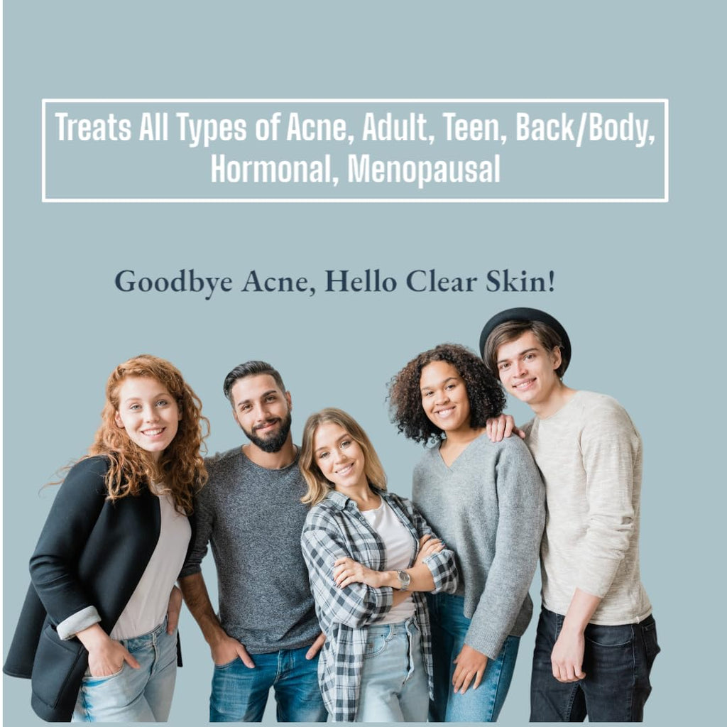 Loma Lux Acne Pills – Natural Mineral Acne Support with Zinc & Sulfur | Dermatologist Developed Oral Acne Treatment