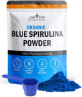 Lone Star Botanicals Organic Blue Spirulina Powder | 100% Pure Blue-Green Algae