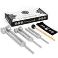 LOTS OF ZEN Tuning Forks for Healing Set – 128Hz, 256Hz, 512Hz | Sound Therapy & Yoga Accessories