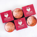 Love Spell Scented Candles - Soy, Rose Petals & Crystals | Pack of 3 x 5oz - Organic Non-Toxic Aromatherapy Gift