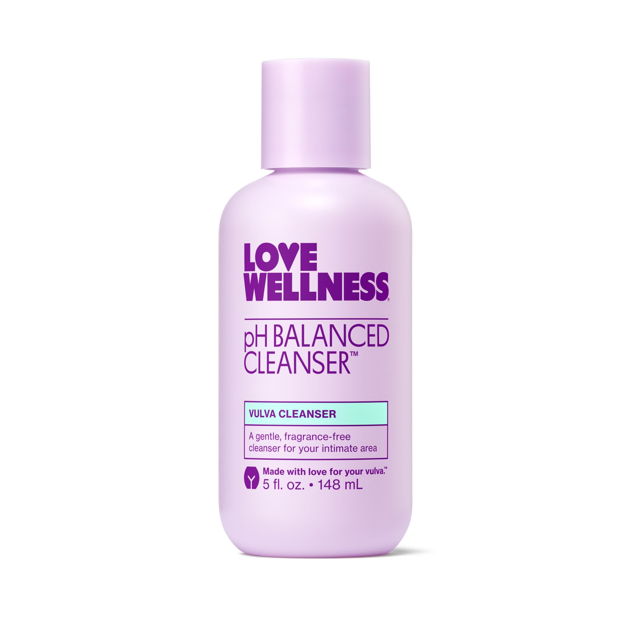 Love Wellness pH Balancing Cleanser | Fragrance-Free Vaginal Wash (5 fl oz)
