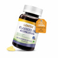 LOVITA Vegan Flaxseed Oil 1500mg + 900mg ALA Omega-3 | Cold-Pressed, Non-GMO, Gluten Free | 180 Softgels