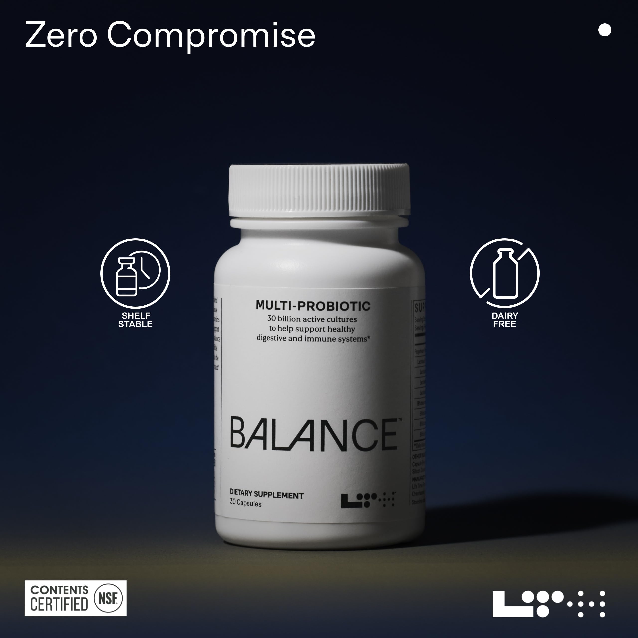 LTH Balance Multi Pro 30B Probiotic – 30B CFUs, Dairy-Free