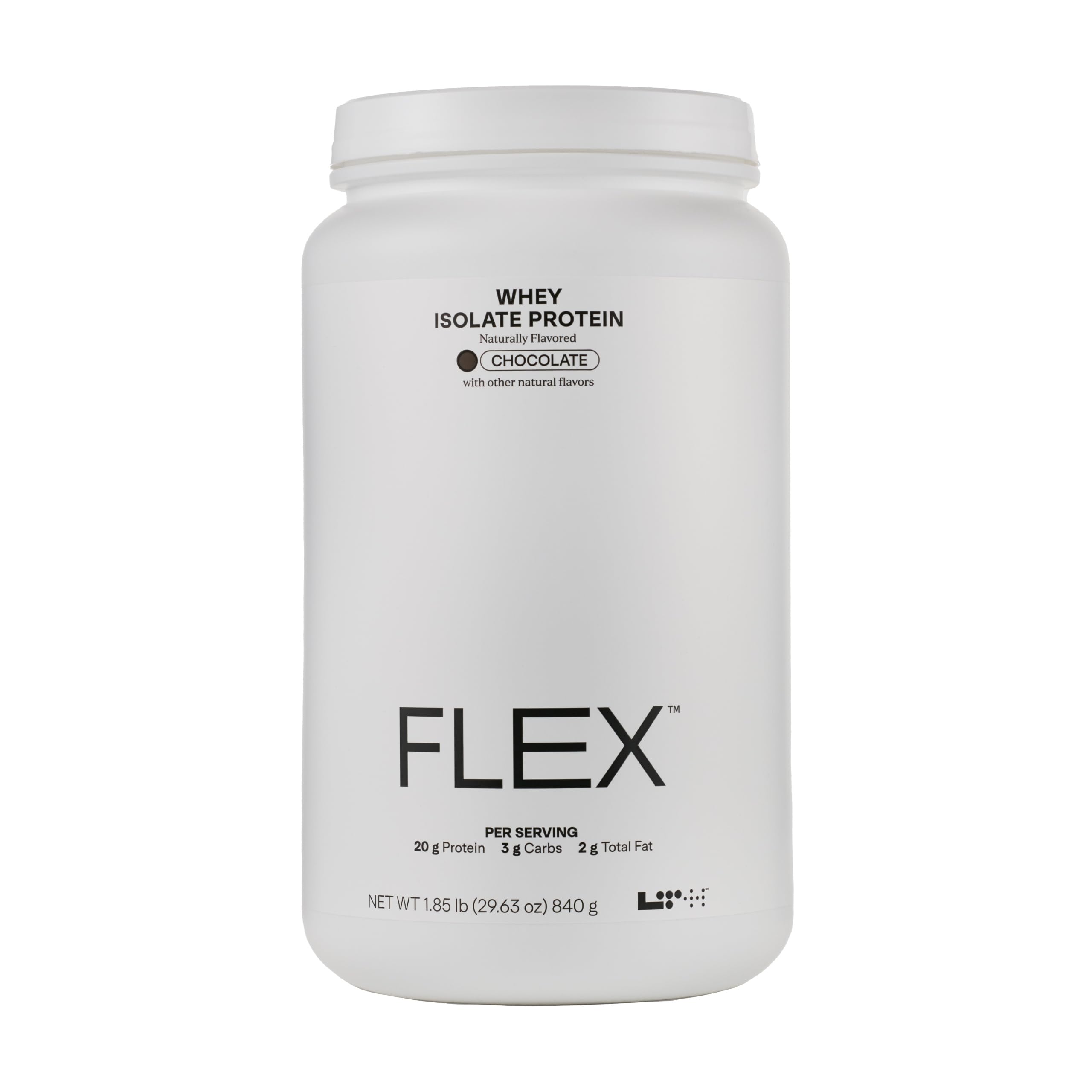 LTH Flex Whey Protein Isolate - Trusted by Life Time Members - Lactose-Free Protein Powder - for Post-Workout Recovery - Low Fat, No Sugar & Low Carb - Chocolate, 30 Servings