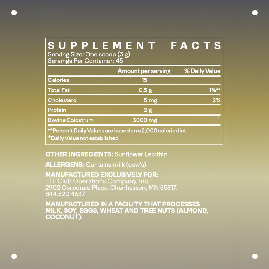LTH Revive Grass-Fed Colostrum Powder – Premium Colostrum Supplement