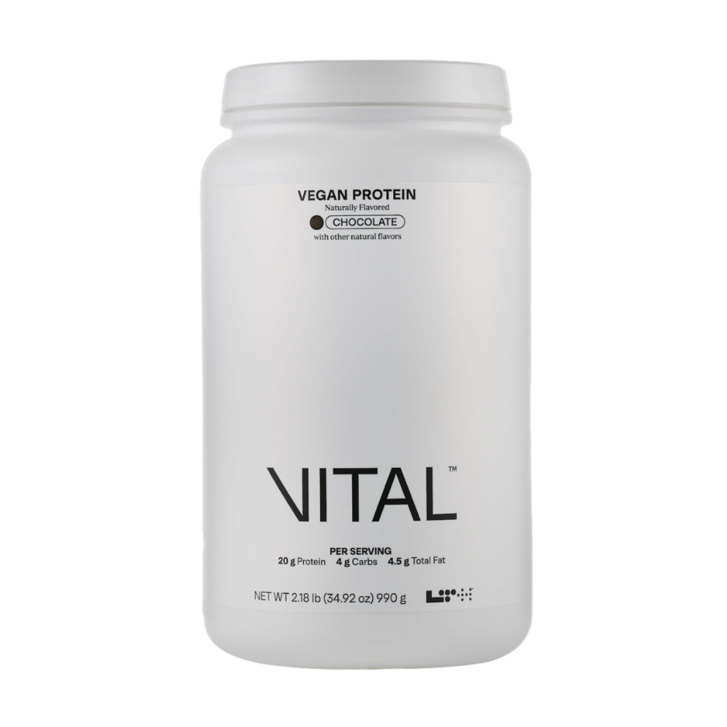 LTH Vital Vegan Protein - Trusted by Life Time Members | Plant-Based Pea Protein - Chocolate, 30 Servings