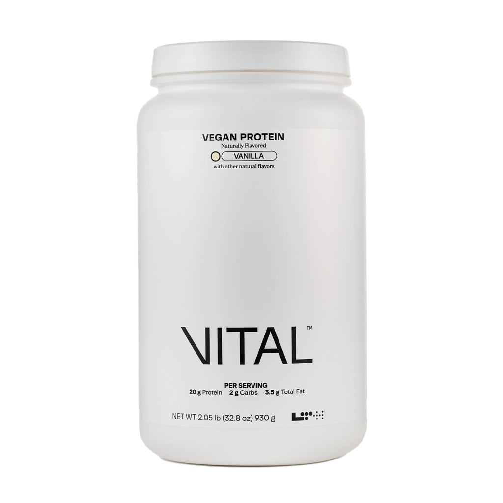 LTH Vital Vegan Protein – Plant-Based Pea Protein Powder | Vanilla, 30 Servings | Dairy Free & Soy Free