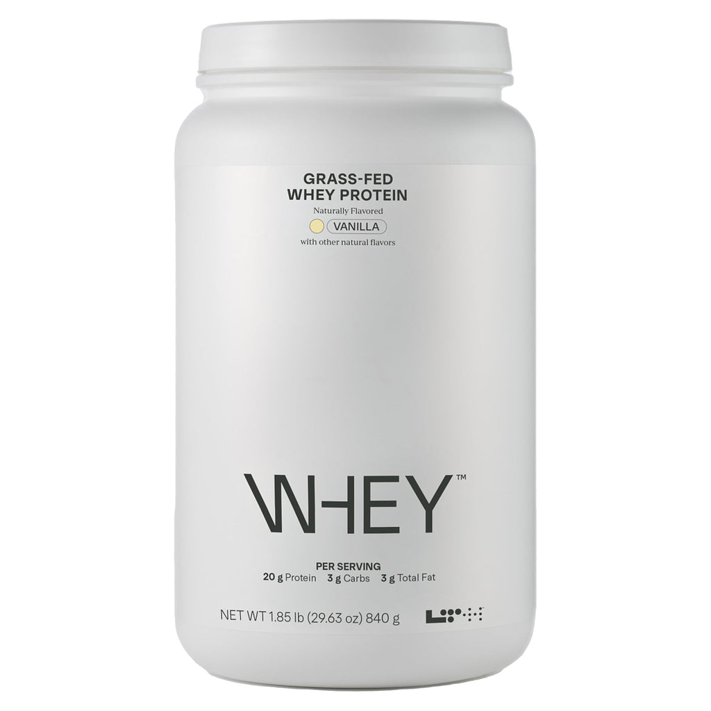 LTH Whey Protein - Grass-Fed Whey Protein Powder with Amino Acids | Lean Muscle & Recovery - Vanilla, 930 Grams