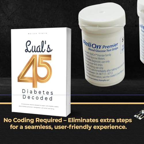 LUAL Premier Blood Glucose Test Strips 100 Ct — No Coding, Premier Meter Compatible