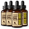 LUCKCHAN 4-Pack Premium Hemp Oil – Anxiety, Stress & Sleep Support