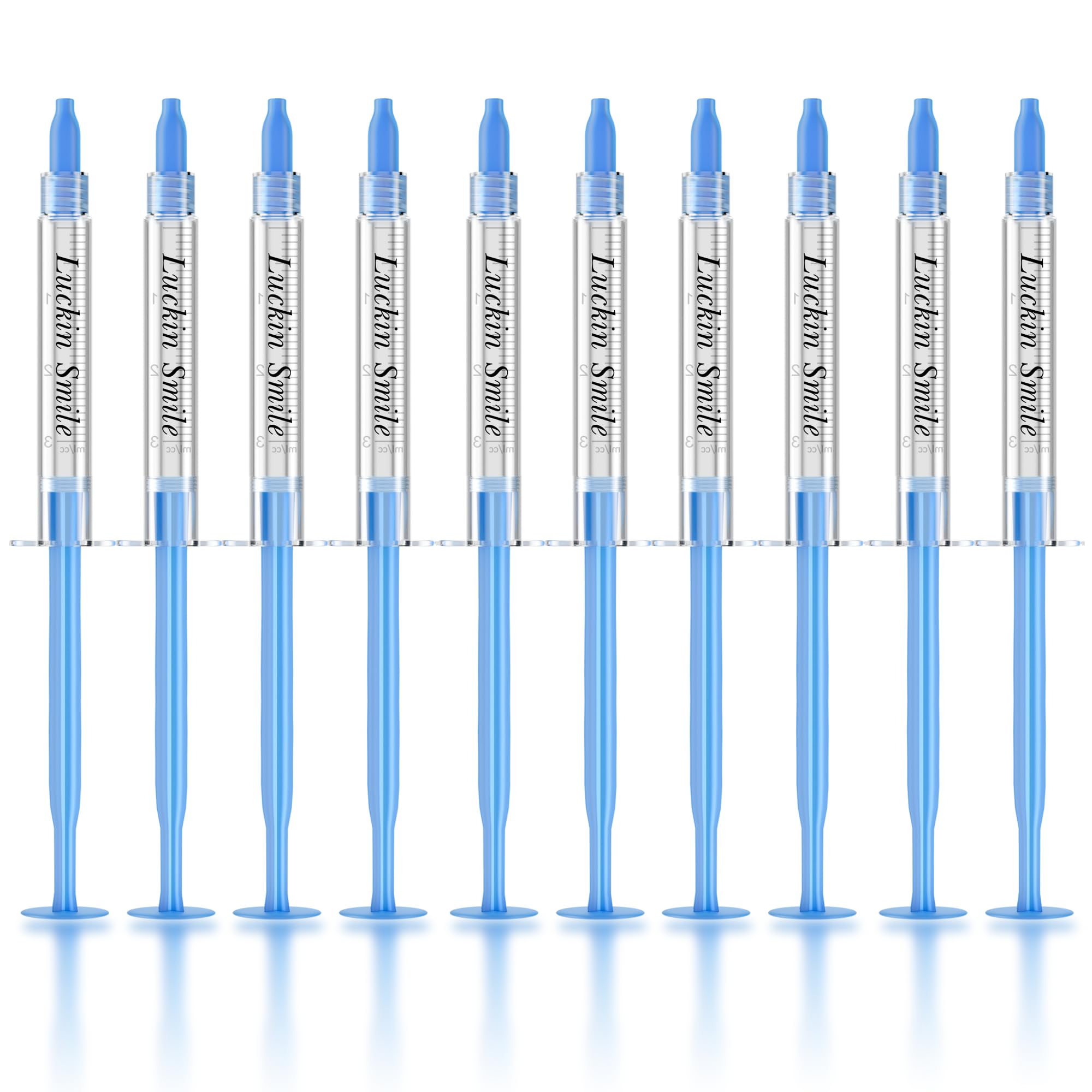 LUCKIN SMILE 10pcs Teeth Whitening Gel Refill – 35% Carbamide Peroxide, Gentle on Sensitive Teeth