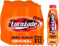 12 x Lucozade Zero - 500ML