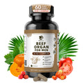 Lukaree Beef Organ Supplement for Men – 14-in-1 (Liver, Kidney, Heart)