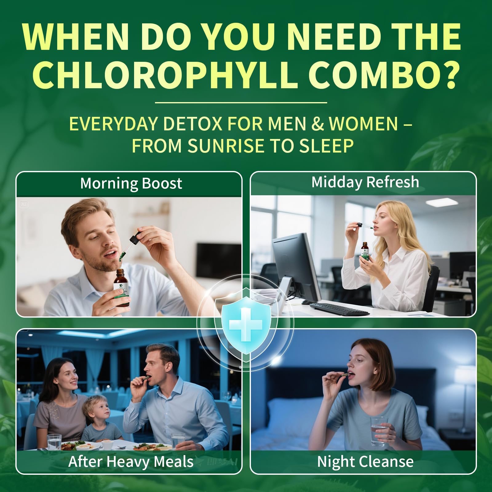 Lukaree Chlorophyll Drops & Capsules – Dual Action Detox & Energy