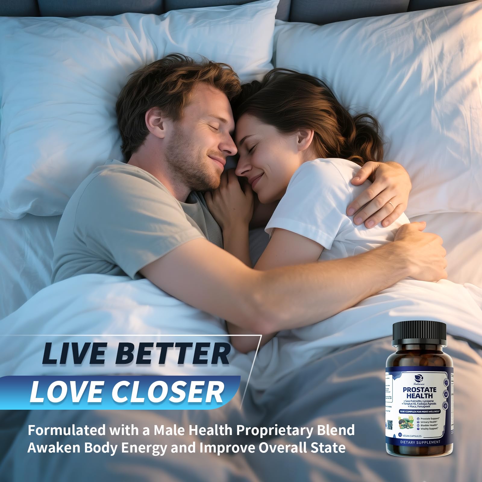 Lukaree Prostate Health 18-in-1 (2 Pack) – Saw Palmetto, Pumpkin Seed & Nettle