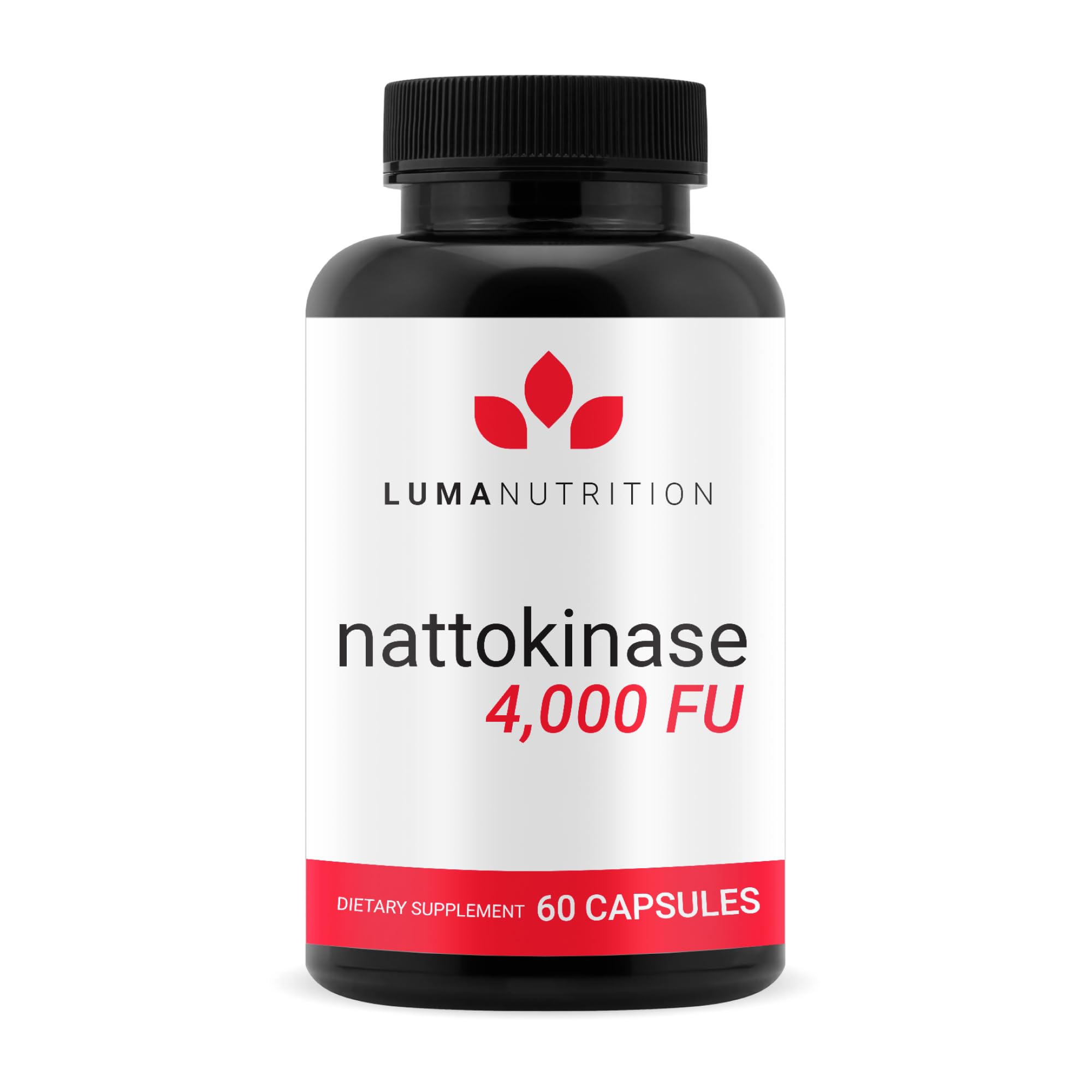 Luma Nutrition Nattokinase 4000 FU – Heart Health, Vegan & Gluten Free, 60 Caps, Made in USA