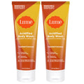 Lume Acidified Body Wash – 24 Hour Odor Control, Toasted Coconut, 8.5 oz (Pack of 2)