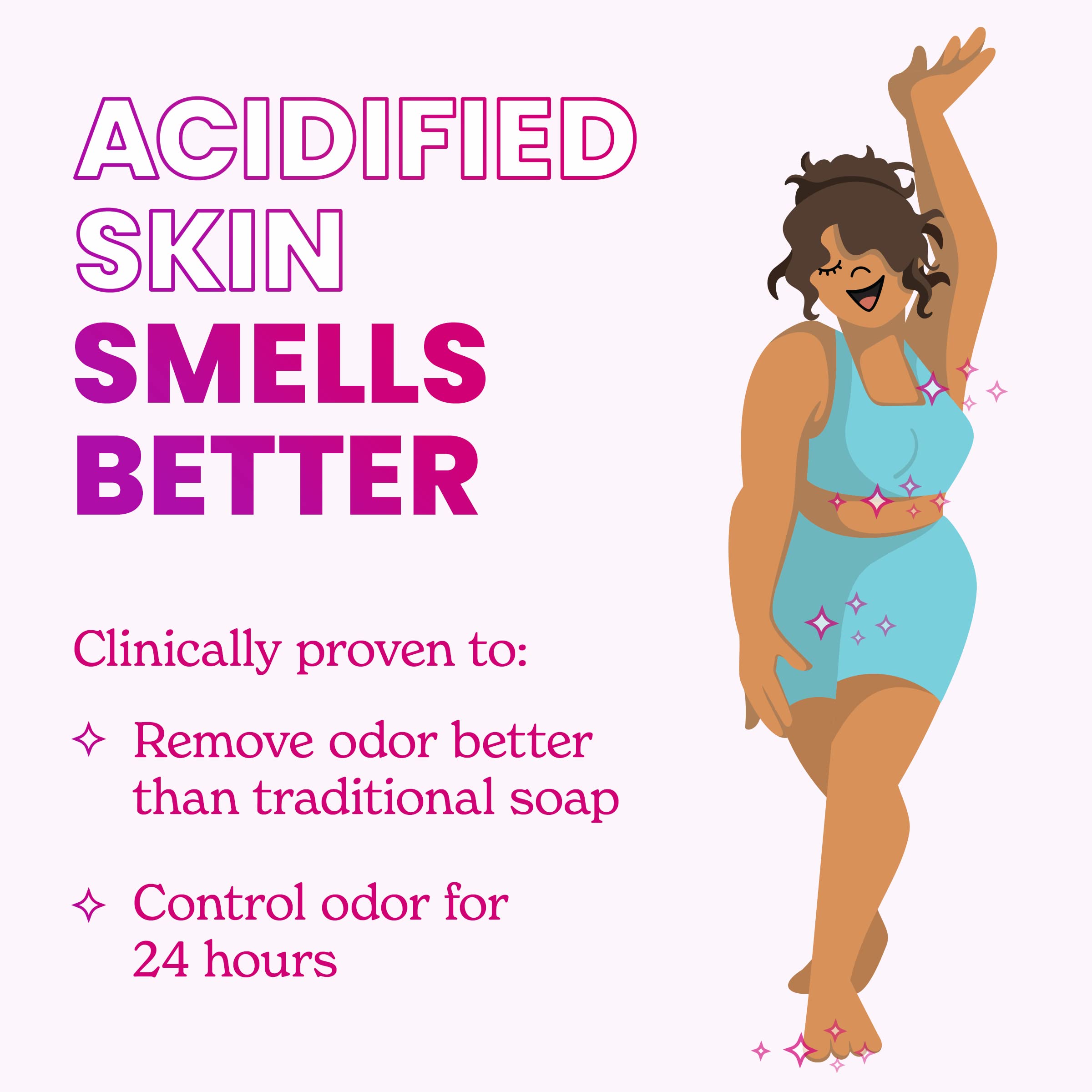 Lume Acidified Deodorant Wipes - 24-Hour Odor Control, Aluminum Free, Cool Cucumber (2-Pack, 45 Count)