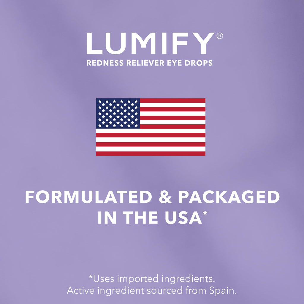 Lumify Redness Reliever Eye Drops 0.08 fl oz (2.5 mL) Pack of 6 | Bausch + Lomb