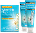Lumineux Whitening Duo Set – Peroxide Free, Enamel Safe, 21 Treatments + 2 Fluoride-Free Toothpaste