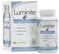 Luminite Sleep Support - Nighttime Sleep Aid with L-Tryptophan, Melatonin, Chamomile | Non-Habit Forming, 30 Count