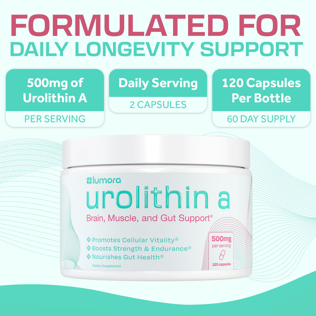Lumora Urolithin A – Cellular Renewal & Mitochondrial Support (60 Day)