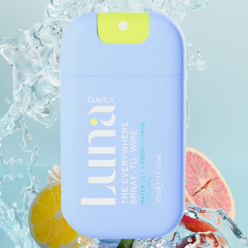 Luna Daily The Everywhere Spray-To-Wipe | Cooling Body Mist & pH-Balanced Feminine Care – 30ml