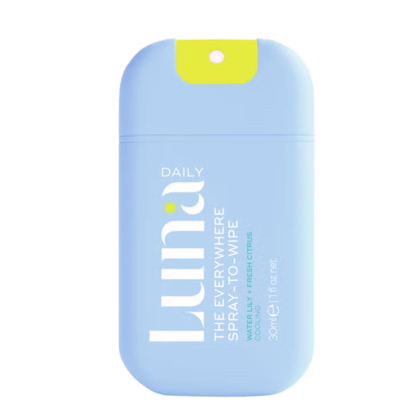 Luna Daily The Everywhere Spray-To-Wipe | Cooling Body Mist & pH-Balanced Feminine Care – 30ml