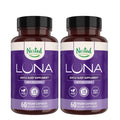 Nested Naturals Luna Sleep Aid – Natural, Non-Habit Forming Sleep Support for Adults | 120 Vegan Capsules